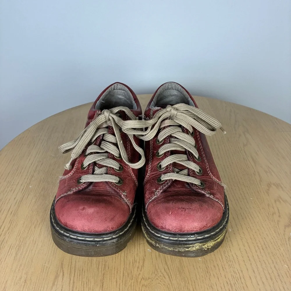 Caterpillar CAT Walking Machines Leather Lug Sole Oxfords Women's 8.5 Y2K Fall
